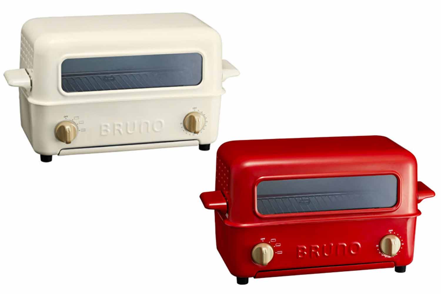 BRUNO トップオープン式トースター＆グリル BOE033-RD